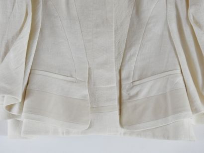 KENZO Défilé
Two-tone cream cotton bolero,...