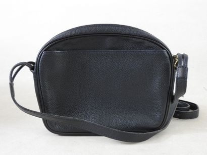 LONGCHAMPS
Navy blue grained leather shoulder...