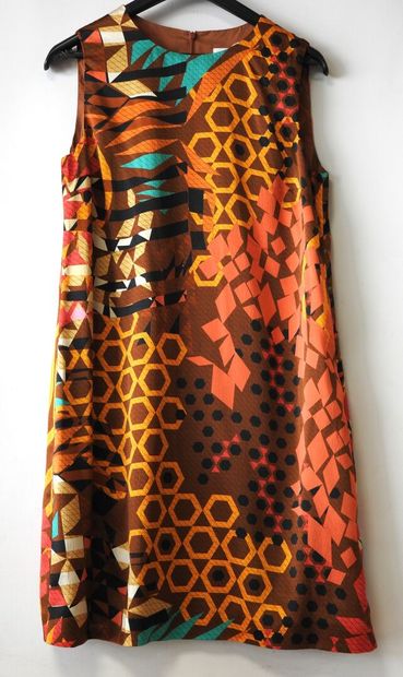 MISSONI
Mini robe en soie et acétate à décor...