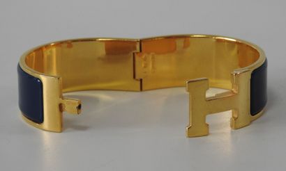 HERMES - Paris
Clic H model bracelet in gilt...