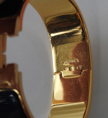 HERMES - Paris
Clic H model bracelet in gilt...
