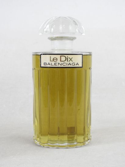 BALENCIAGA
Le Dix
Glass perfume bottle, giant...