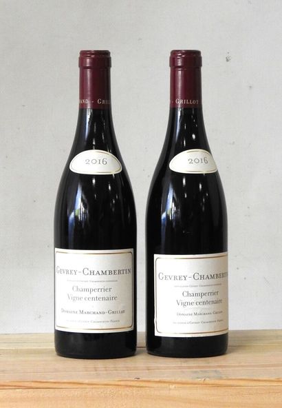 2 bottles
Domaine Marchand-Grillot - Gevrey-Chambertin...