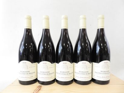 5 bottles 
Hautes Côtes de Beaune, Bourgogne,...