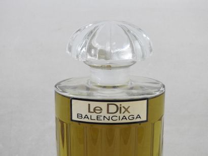 BALENCIAGA
Le Dix
Glass perfume bottle, giant...