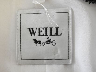 WEILL
White cotton-polyamide jacket with...