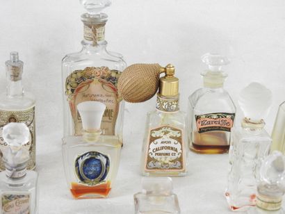 PERFUMES
Lot of 16 empty bottles with mostly...