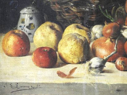 Jean LARONZE (1852-1937)
Nature morte aux...