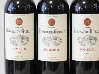 5 bottles 
Château Gombaude-Guillot , Pomerol,...