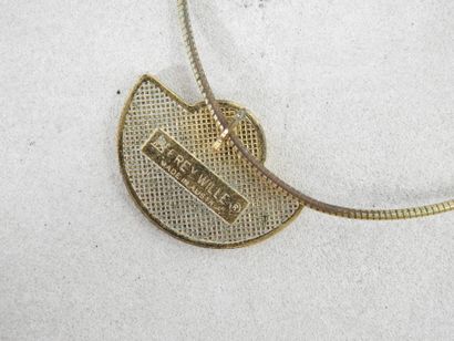 FREY WILLE
Pendant and chain in enameled...