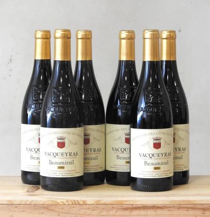 6 bottles
Vacqueyras - Beaumirail - 2019...