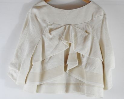 KENZO Défilé
Two-tone cream cotton bolero,...
