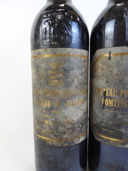 2 bouteilles CHATEAU PICHON LONGUEVILLE COMTESSE...