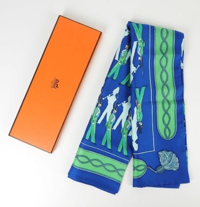 HERMES - Paris. Silk scarf, Parade model....