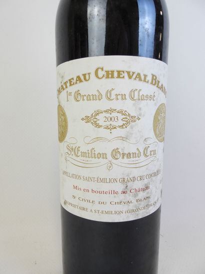 1 bouteille CHATEAU CHEVAL BLANC, Saint-Emilion...