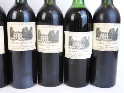11 bouteilles CHATEAU DASSAULT, Saint-Emilion,...
