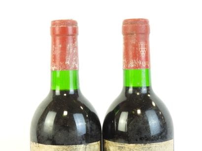 2 bouteilles CHATEAU LA DOMINIQUE, Saint-Emilion,...