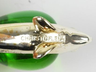 CHRISTOFLE: Silver-plated metal and glass...