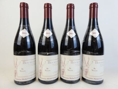 4 bouteilles HAUTES COTES DE NUITS 2019,...