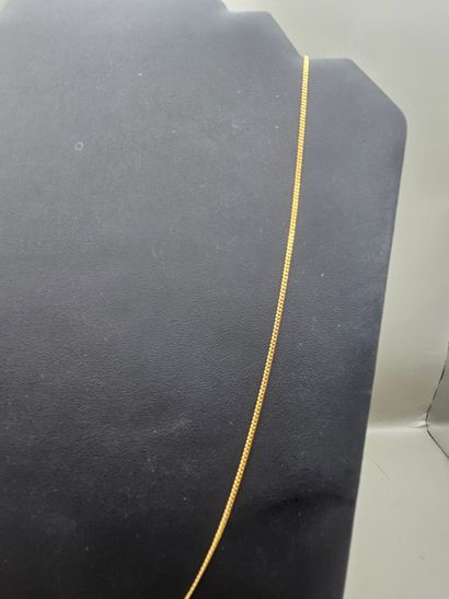 CHAÎNE en or jaune 750 millièmes à maille...