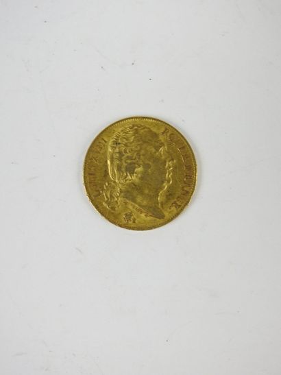 FRANCE. RESTAURATION - Louis XVIII. 20 frcs...