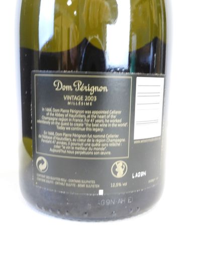 1 bouteille de Champagne DOM PERIGNON vintage...