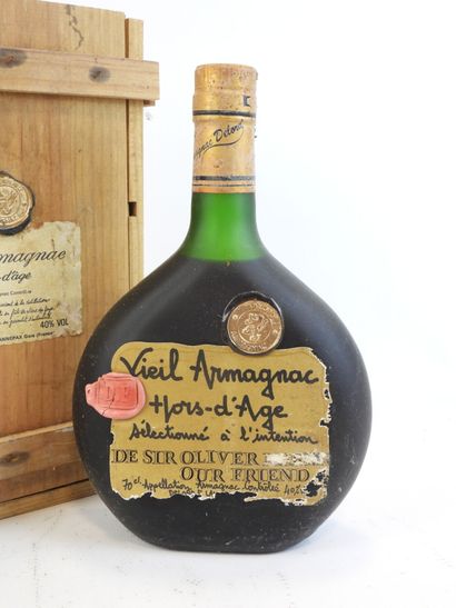1 bouteille VIEIL ARMAGNAC 70 cl. F. DELORD...