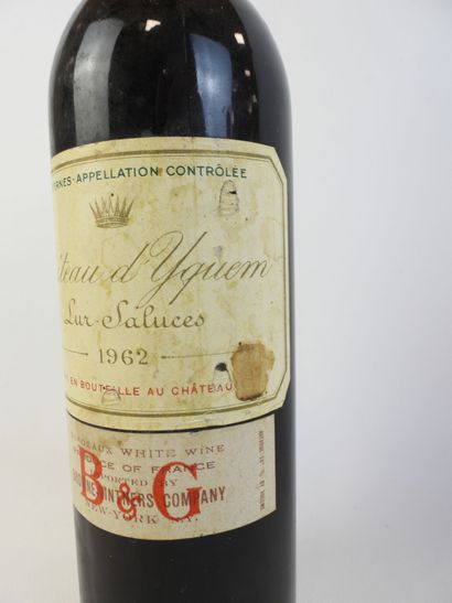 1 bouteille CHATEAU YQUEM LUR SALUCES, Sauternes,...