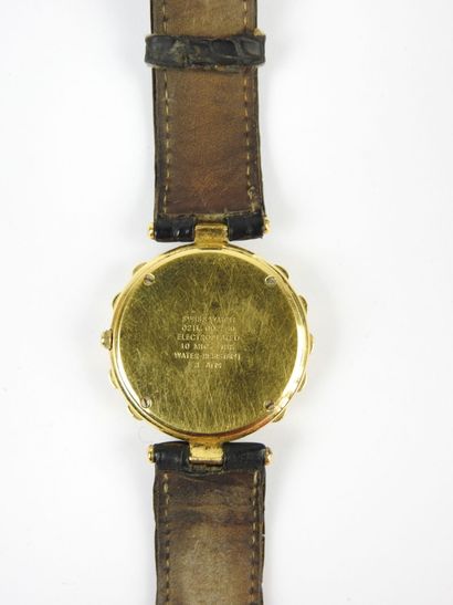 FRED. Montre de dame. Boîtier en plaqué or,...