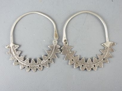 Three silver BUCKLES. Total weight 108 gr....
