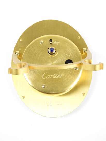 CARTIER - Paris. Réveil de voyage en métal...