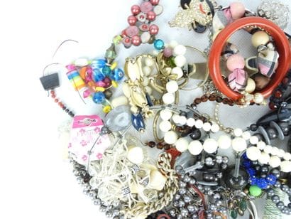 COSTUME JEWELRY. Lot including bracelets,...