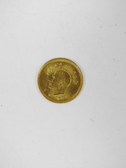 IRAN. Shah Reza Pahlavi. Monnaie en or 1-4...