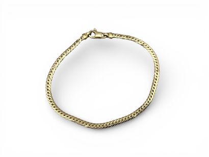BRACELET en or jaune 750 millièmes à maille...