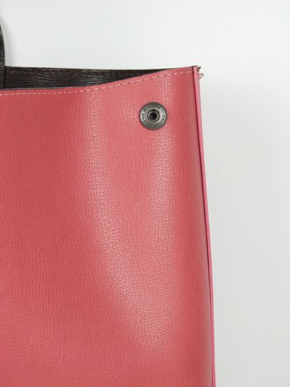 LONGCHAMP - Paris. Brown and pink reversible...
