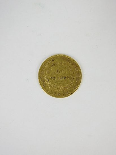 FRANCE. Ière République. 40 frcs or An XI....