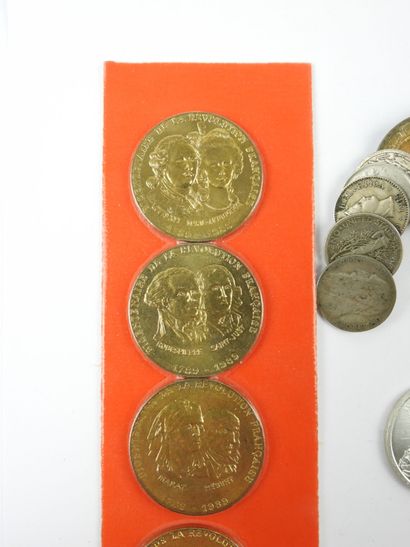 FRANCE. Euro. 2 x 15 euros, 2 x 5 euros,...