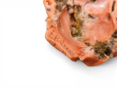 Francesco BALZANO (XXe).
Important corail...