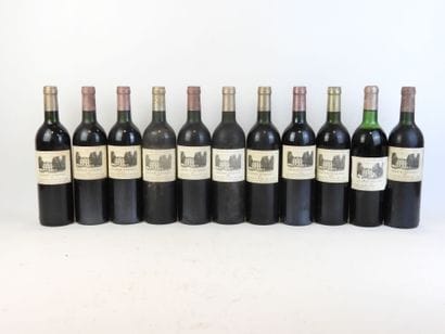 11 bouteilles CHATEAU DASSAULT, Saint-Emilion,...