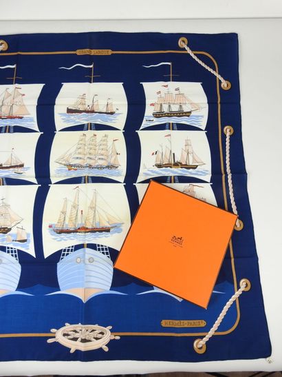 HERMES - Paris. Cotton square, Grand Largue...