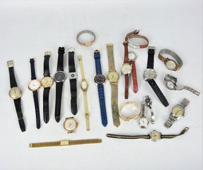 LOT OF WATCHES including Pierre Laurier,...