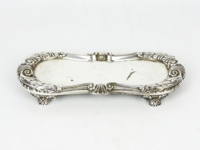 Petit PLATEAU en argent 925/1000° de forme...