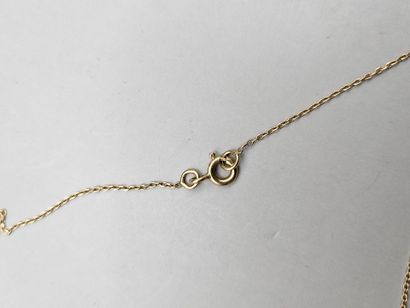 CHAÎNE en or jaune 750 millièmes à maille...