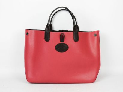 LONGCHAMP - Paris. Brown and pink reversible...