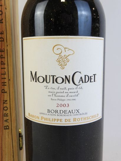1 magnum MOUTON CADET BARON PHILIPPE DE ROTHSCHID,...