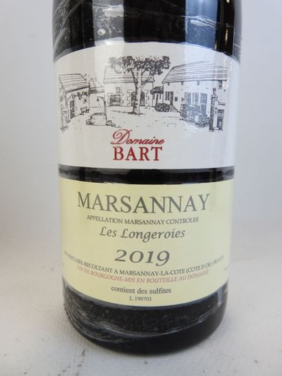 2 bouteilles MARSANNAY 2019, Les Longeroies,...