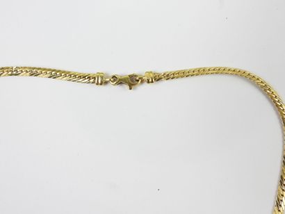 COLLIER en or jaune 750/1000° maille palmier....