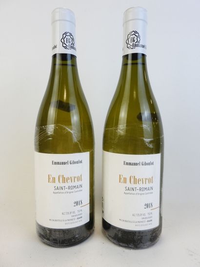 2 bouteilles SAINT-ROMAIN, 2018, blanc, En...