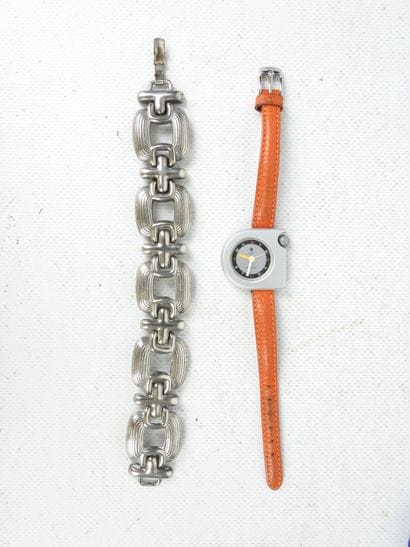 COSTUME JEWELRY. Lot including a LIP watch,...
