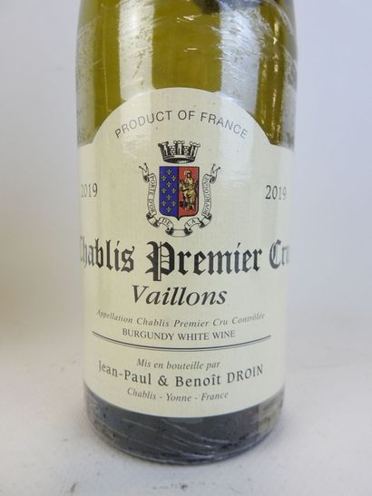 2 bouteilles CHABLIS Premier Cru, VAILLONS,...
